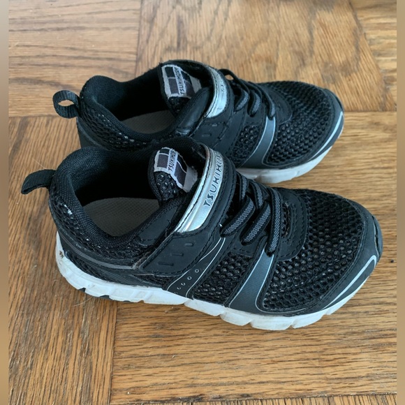 Tsukihoshi Chikd Velocity Shoes Black Silver 10.5T - Picture 1 of 12